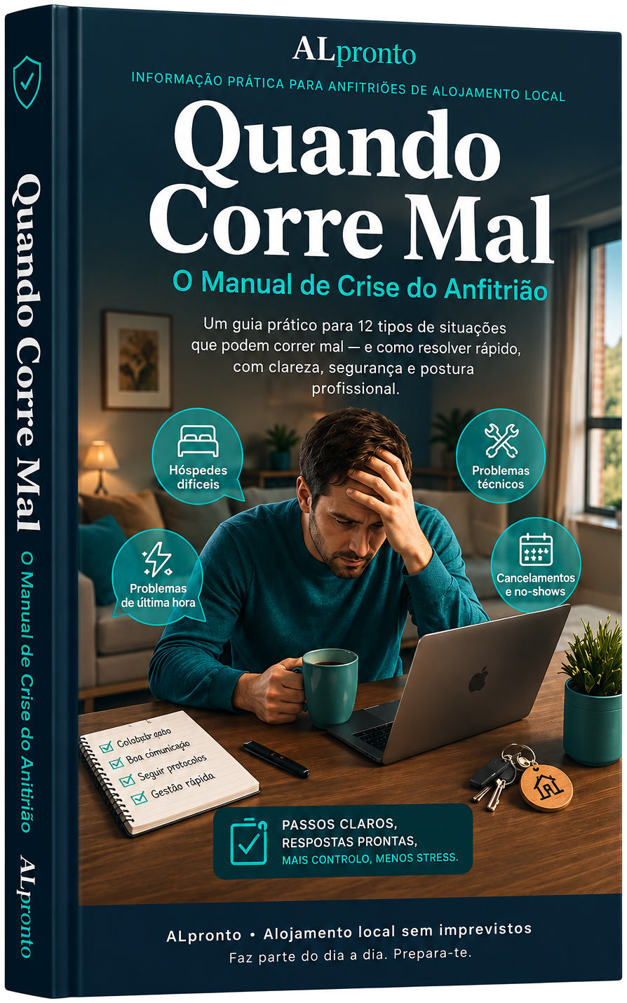 Capa do manual Quando Corre Mal